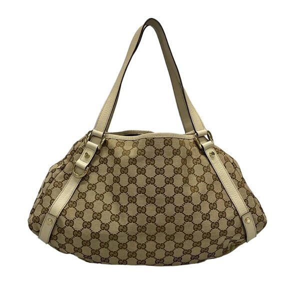 GUCCI Abbey Jacquard Leather Tote Bag bran542-100425 - Picture 1 of 16